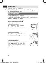 Preview for 12 page of Panasonic ER-GM40 Instruction Manual