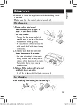 Preview for 15 page of Panasonic ER-GM40 Instruction Manual