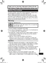 Предварительный просмотр 9 страницы Panasonic ER-GN20 Operating Instructions Manual