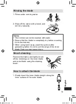 Предварительный просмотр 15 страницы Panasonic ER-GN20 Operating Instructions Manual