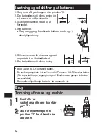 Preview for 62 page of Panasonic ER-GN30 Operating Instructions Manual