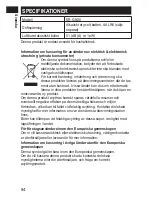 Preview for 94 page of Panasonic ER-GN30 Operating Instructions Manual