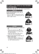 Предварительный просмотр 32 страницы Panasonic ER-GN300 Operating Instructions Manual