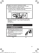 Предварительный просмотр 43 страницы Panasonic ER-GN300 Operating Instructions Manual