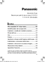 Предварительный просмотр 51 страницы Panasonic ER-GN300 Operating Instructions Manual