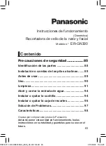 Предварительный просмотр 83 страницы Panasonic ER-GN300 Operating Instructions Manual