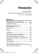 Предварительный просмотр 99 страницы Panasonic ER-GN300 Operating Instructions Manual