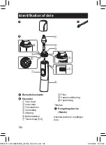 Предварительный просмотр 104 страницы Panasonic ER-GN300 Operating Instructions Manual