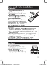 Предварительный просмотр 137 страницы Panasonic ER-GN300 Operating Instructions Manual