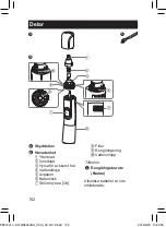 Предварительный просмотр 152 страницы Panasonic ER-GN300 Operating Instructions Manual