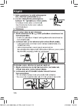 Предварительный просмотр 170 страницы Panasonic ER-GN300 Operating Instructions Manual