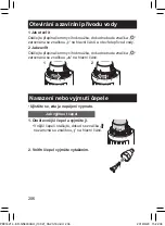 Предварительный просмотр 206 страницы Panasonic ER-GN300 Operating Instructions Manual