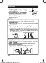 Предварительный просмотр 268 страницы Panasonic ER-GN300 Operating Instructions Manual