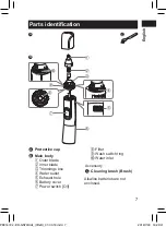 Предварительный просмотр 7 страницы Panasonic ER-GN70 Operating Instructions Manual