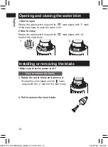 Предварительный просмотр 12 страницы Panasonic ER-GN70 Operating Instructions Manual