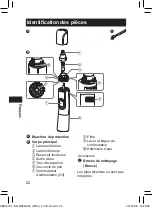 Предварительный просмотр 22 страницы Panasonic ER-GN70 Operating Instructions Manual