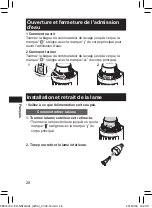 Предварительный просмотр 28 страницы Panasonic ER-GN70 Operating Instructions Manual