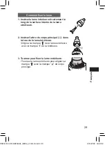 Предварительный просмотр 29 страницы Panasonic ER-GN70 Operating Instructions Manual