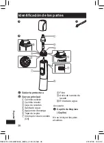 Предварительный просмотр 38 страницы Panasonic ER-GN70 Operating Instructions Manual