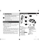 Preview for 9 page of Panasonic ER-GP21 Operating Instructions Manual