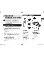 Preview for 23 page of Panasonic ER-GP21 Operating Instructions Manual