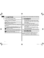 Preview for 8 page of Panasonic ER-GP30 Operating Instructions Manual