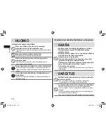 Предварительный просмотр 128 страницы Panasonic ER-GP30 Operating Instructions Manual