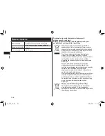 Preview for 146 page of Panasonic ER-GP30 Operating Instructions Manual