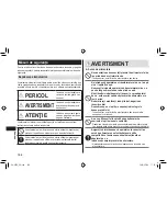 Предварительный просмотр 186 страницы Panasonic ER-GP30 Operating Instructions Manual