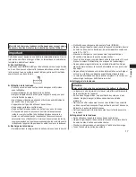 Preview for 17 page of Panasonic ER-GY10 Operating Instructions Manual