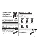 Preview for 47 page of Panasonic ER-GY10 Operating Instructions Manual