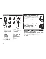 Предварительный просмотр 74 страницы Panasonic ER-GY10 Operating Instructions Manual