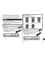 Preview for 117 page of Panasonic ER-GY10 Operating Instructions Manual