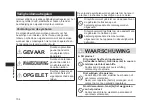 Preview for 104 page of Panasonic ER-GY60 Operating Instructions Manual