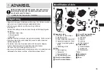 Предварительный просмотр 35 страницы Panasonic ER-HGP72 Operating Instructions Manual