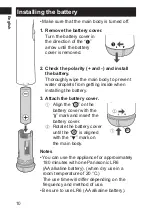 Предварительный просмотр 9 страницы Panasonic ER-RP40 Operating Instructions Manual