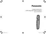 Preview for 1 page of Panasonic ER-RZ10 Operating Instructions Manual