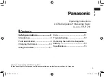 Preview for 3 page of Panasonic ER-RZ10 Operating Instructions Manual