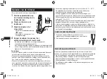 Preview for 58 page of Panasonic ER-RZ10 Operating Instructions Manual