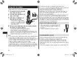 Preview for 70 page of Panasonic ER-RZ10 Operating Instructions Manual