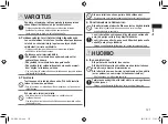 Preview for 127 page of Panasonic ER-RZ10 Operating Instructions Manual