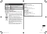 Preview for 205 page of Panasonic ER-RZ10 Operating Instructions Manual