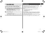 Preview for 9 page of Panasonic ER-SB40 Operating Instructions Manual