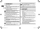 Preview for 24 page of Panasonic ER-SB40 Operating Instructions Manual