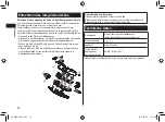 Preview for 34 page of Panasonic ER-SB40 Operating Instructions Manual