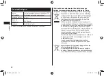 Preview for 52 page of Panasonic ER-SB40 Operating Instructions Manual