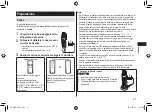 Preview for 61 page of Panasonic ER-SB40 Operating Instructions Manual