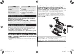 Preview for 83 page of Panasonic ER-SB40 Operating Instructions Manual