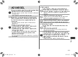 Preview for 105 page of Panasonic ER-SB40 Operating Instructions Manual