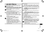 Preview for 121 page of Panasonic ER-SB40 Operating Instructions Manual